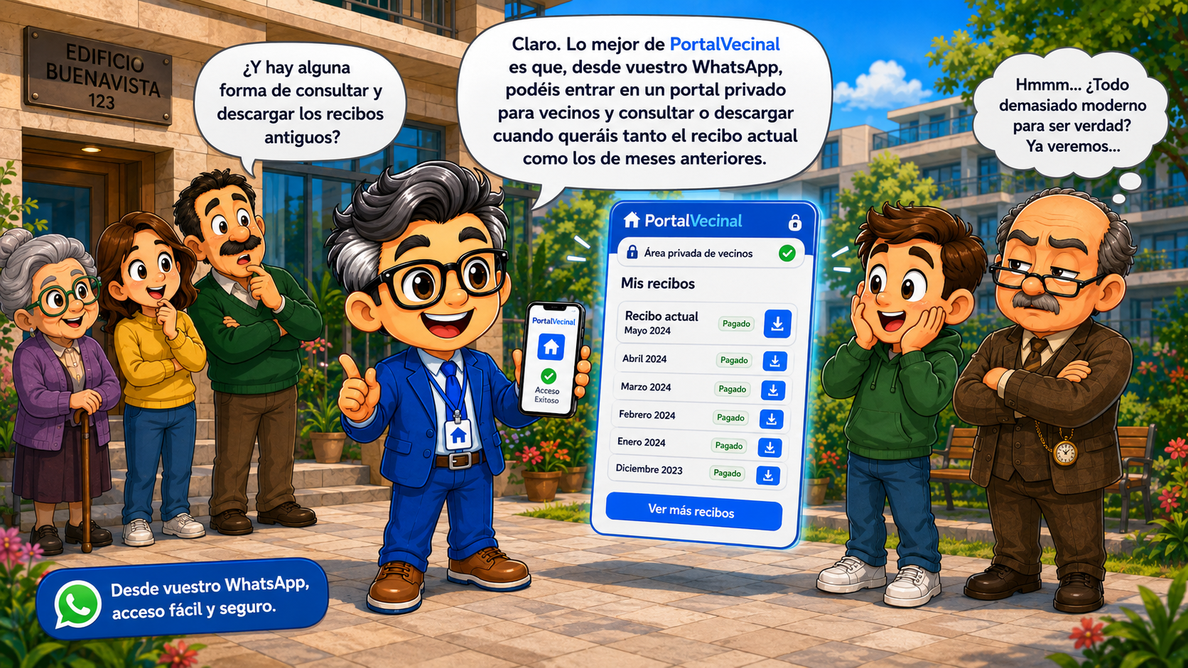 Escena 5: portal privado